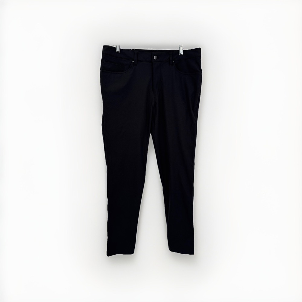 Lululemon ABC Pants Slim Fit 5 Pocket Mens Size 34-30 Black Classic LM5792S‎